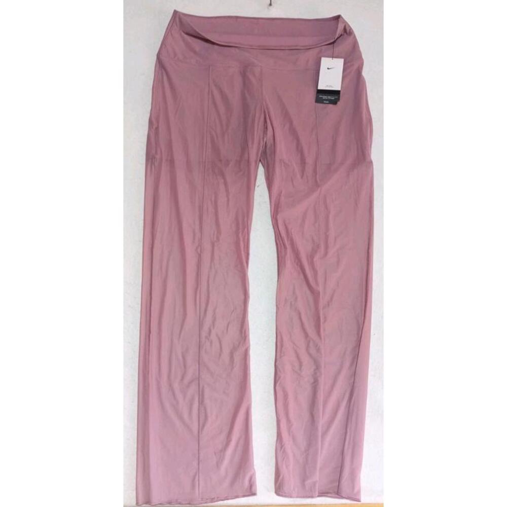 Nike Pink Wide-Leg Track Pants